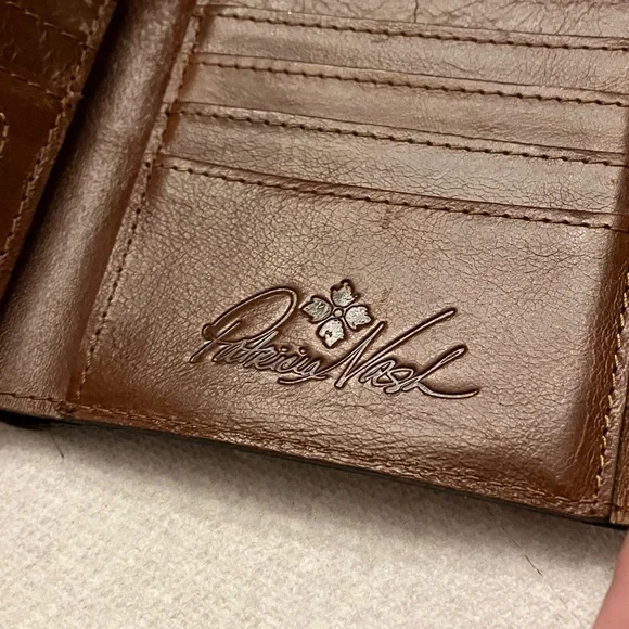 PATRICIA NASH. Vintage Map Print Wallet. Leather is so soft! Beautiful details. - Picture 4 of 12